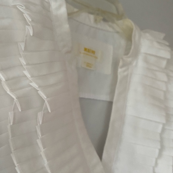 Maeve sleeveless ruffled blouse size L - Picture 11 of 15